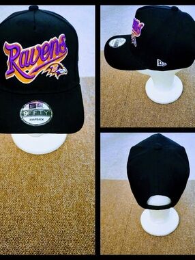 BALTIMORE RAVENS NFL FOOTBALL SNAPBACK HAT.